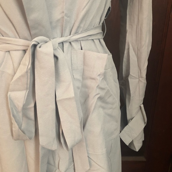 LAST 2! Gray trench style jacket - Picture 5 of 5
